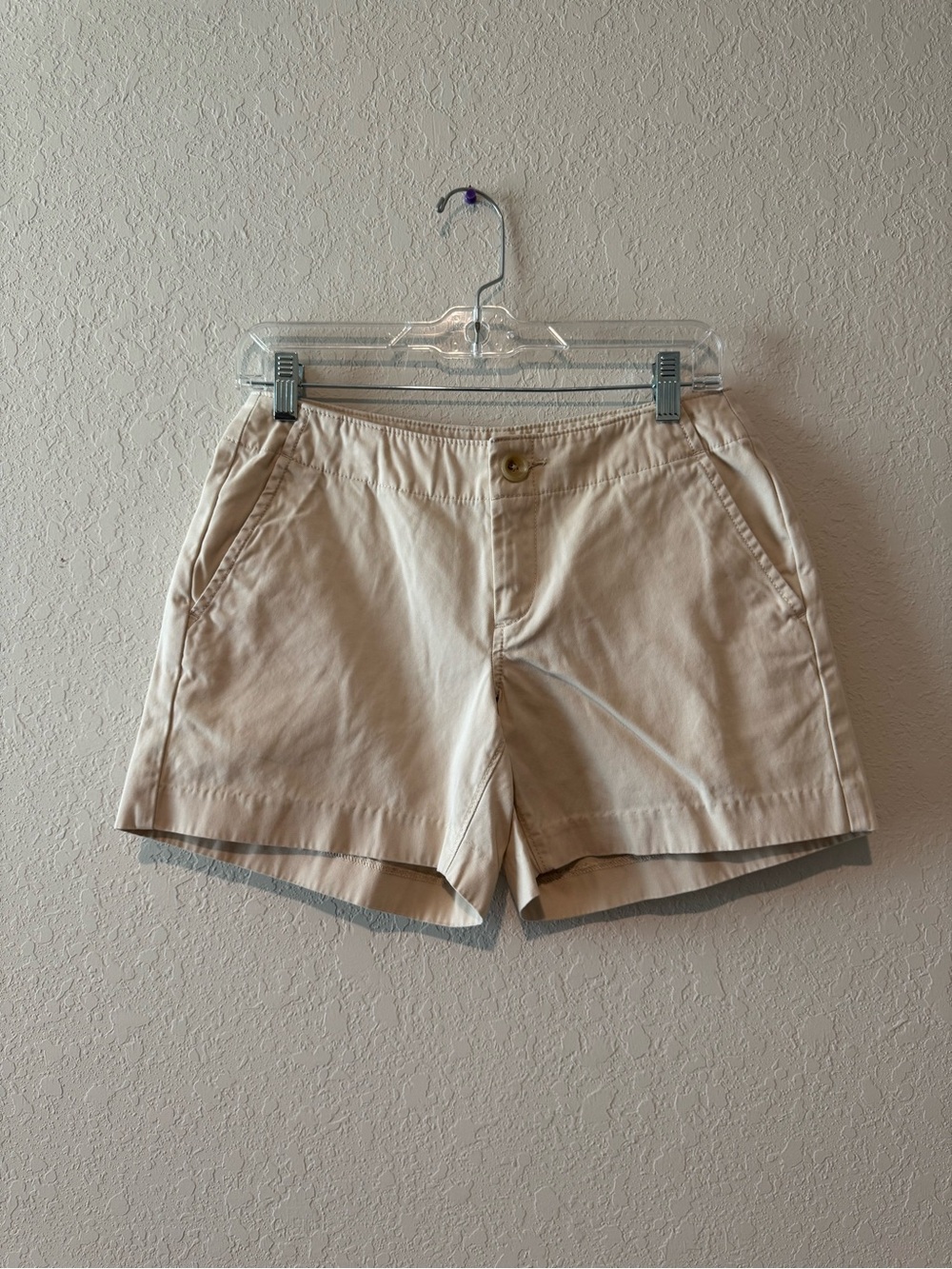Banana Republic Cream/Tan Women's Cargo Shorts